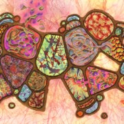 All That Jazz, mixed media on paper, 40 by 57cm £180