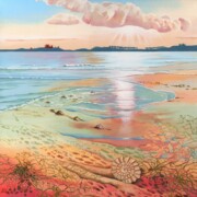 Fossil Beach, acrylic on canvas, 30 by 30cm, £180